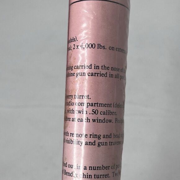 Vintage 1980s B-17 Fighter Jet  Plane Poster John Young Aviation Artist SEALED - Picture 6 of 10